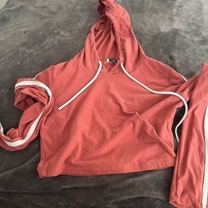 Fashion Nova cropped sweatshirt
